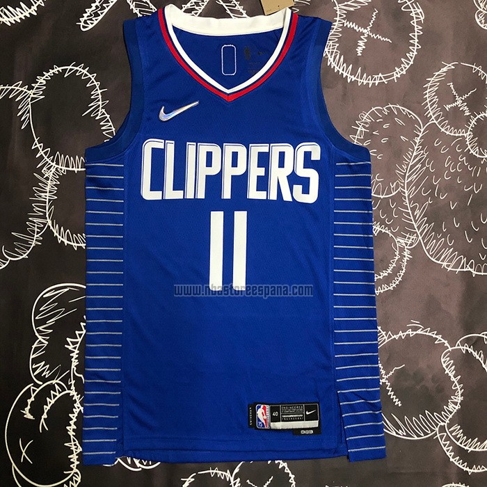 Camiseta Los Angeles Clippers John Wall NO 11 Icon 2020-21 Azul